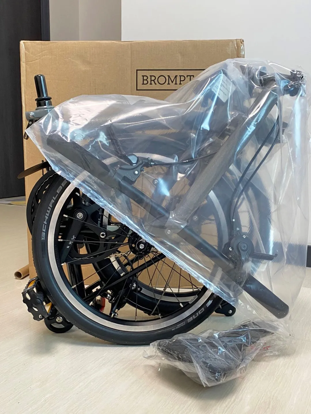 Brompton P Line Urban Storm Grey Metallic (Low Handlebar)